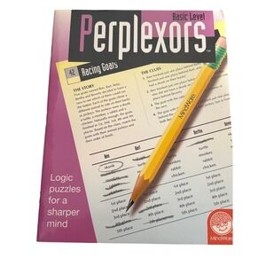 MindWare Perplexors Basic Level Logic Puzzles Workbook Grades 3-4 Brain Teasers